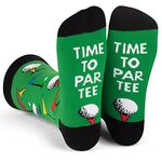 Lavley Funny Socks For Men - Novelty Gifts For Sports Fans, Golfing, Pickleball, Weight Lifting, Racing and More, Par Tee, One Size