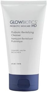 Glowbiotics Probiotic Revitalizing Cleanser: Hydrating Daily Face Wash, Removes Dirt, Makeup, and Oil, Enriched with Peptides, Vitamin E, and Aloe Vera, 5 Fl Oz
