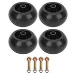 4pcs Mower Deck Wheels Kit Smooth 103 3168 Puncture Proof Anti Scalp Deck Wheels Replacement For Exmark Explorer