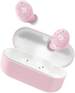 Tempo 30 Wireless Earbuds for Small Ears - Award-Winning Sound, Sweatproof Bluetooth Earbuds, Comfortable Bluetooth Ear Buds for Women, Pink Earphones Small Ear Canals, Long Battery Headphones