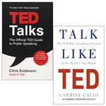 Ted Talks and Talk Like TED 2 Books Collection set (TED Talks: The official TED guide to public speaking ,Talk Like TED: The 9 Public Speaking Secrets of the World's Top Minds)