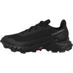 Salomon Men's Alphacross 5 Running Shoe, Black/Black/Ebony, 10.5 UK