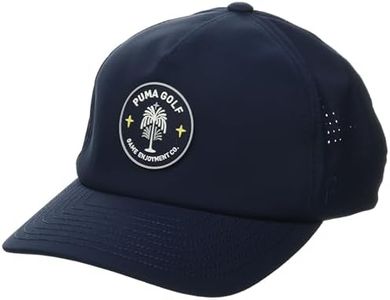 Puma Golf Men's Circle Flower Tech Cap Deep Navy