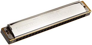 Suzuki 24-hole Tremolo Harmonica SU-24 Two-Timer - key of C Silver