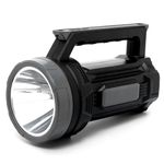 GHIME High Power Torch Light, 800 Meter Long Range 1000 Lumens Emergency Rechargeable 3 Modes LED Flashlight for Camping, Emergency Light - 6 Months Warranty