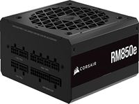 Corsair RM850e (2023) Fully Modular Low-Noise ATX Power Supply - ATX 3.0 & PCIe 5.0 Compliant - 105°C-Rated Capacitors - 80 PLUS Gold Efficiency - Modern Standby Support - Black