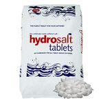 Hydrosoft Salt Tablets 25kg For Tablet Water Softeners Best For Laundry Kitchen Dishwasher, Compatible to All water softener salt tablets, Food Grade 100% Genuine British water softener tablets