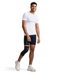 Tommie Copper Men's Contoured Compression Knee Sleeve, Black, Medium