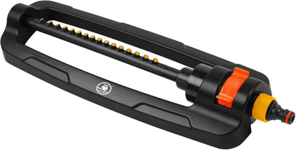 Oscillating Bar Sprinkler for Lawn & Garden – Adjustable, Universal Hose Connection