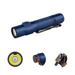 OLIGHT Warrior Ultra Rechargeable Tactical Torch Powerful 2500 Lumens Dual Switch LED Lamp, 320 Meters Throw Durable Flashlight with IPX8 and Proximity Sensor for Camping, Outdoor Hiking (Navy Blue)