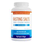 Nutri-Align Fasting Salts Electrolytes, 120 Capsules | Sodium Potassium Magnesium Electrolytes | Pure Fasting Electrolytes | Sugar Free & Filler Free | Made in The UK