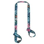 ZOOEASS Yoga Mat Strap,Adjustable Durable Yoga Mat Carrier Stretching Strap,Multiple Color Choices(Flower Blue)