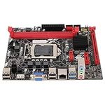 Bewinner B75M Computer Gaming Motherboard Pro for i3/i5/i7, LGA1155 DDR3 M ATX Gaming Motherboard with SATA3.0/PCIE 8/VGA/HDMI (Black)