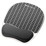 Fellowes 9549901 Photo Gel Mouse Pad Wrist Rest with Microban