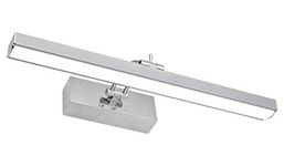 Long Life Lamp Company 7w LED Bathroom Mirror Light Cool White 6500k Wall Picture Light Chrome Adjustable ML08