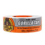Gorilla Duct Tape, 1.88 In. x 30 Yd, Silver