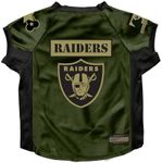 Littlearth NFL Big Dog Valor Pet Stretch Jersey Las Vegas Raiders