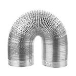 Flexible Dryer Vent Hose Aluminum, Semi Rigid Dryer Duct for Tight Space/ Clothes Dryer/ Kitchen/ Bathroom/ Greenhouse, HVAC Duct Tube for Heating and Cooling ( Color : 150MM (5.9 Inch) , Size : L 2m(