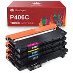 Toner Kingdom CLT-P406C Compatible for Samsung Xpress C410W Toner C410 C460W for Samsung CLP 360 365 CLP360 Toner CLX 3305 3300 CLX-3305 Toner for Samsung CLT-K406S CLT-Y406S CLT-M406S CLT-C406S