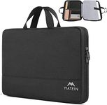 MATEIN Laptop Bag 17 Inch,TSA Friendly Laptop Sleeve 17.3,Water Resistant Laptop Bag,Computer Carrying Case,with Pockets and Compartments,Compatible with Acer HP Laptops,Gift,Black