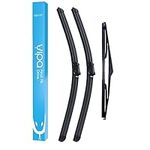 Vipa Wiper Blade Set fits: FORD FOCUS MK3 Hatchback Feb 2011 to Dec 2018