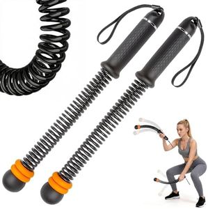 2PCS Gym-grade Cordless Battle Rope - Portable Silent Ropeless Battle Ropes, Suitable for Men and Women's Strength Training, High-intensity Interval Training (HIIT), and Low-impact Cardio Exercise