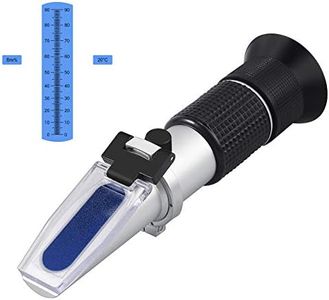 AUTOUTLET Brix Refractometer with ATC, Brix 0-90%, Portable Hand Held Refractometer for Sugar Content Test