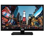 RCA Home and Travel 24" 720P HD LED TV - with AC/DC Car Charger - Watch TV at Home Or Take It with You - RT2471-AC - Black