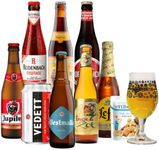 Belgium Craft Beer Mixed Case with Glass (8 Pack) - Beer Gifts for Men, Beer Gift Set, Birthday Beer, Craft Beer Gift Set, Beer Gifts, Lager Gift Set, World Beers, Beer Selection