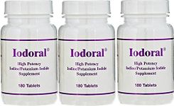 Optimox Iodoral High Potency Iodine 180 tablets (pack of 3)