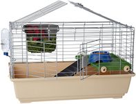 Amazon Basics Small Animal Cage Habitat With Accessories - 32 x 22 x 18 Inches, Standard