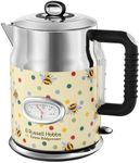 Russell Hobbs Emma Bridgewater Bumble Bee & Polka Dot 1.7L Cordless Electric Kettle - (Fast boil 3KW, Removable washable anti-scale filter, Pull off lid, Perfect pour spout, Cream) 27240