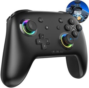 GMBACK PC Controller - Enhanced Hall Effect Joysticks Wireless Bluetooth Game Controller - Work for Windows PC, Android, iPhone, Switch, TV & Steam Deck with APP/Macro/Motors/6 Axis Gyro/Turbo/RGB