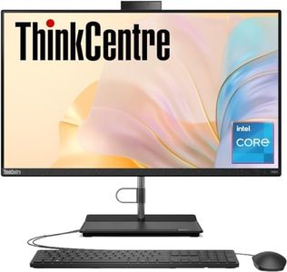 Lenovo ThinkCentre All-in-One Business Computer, 23.8" FHD Display, 12th Gen Intel 6-Core Processor, 16GB RAM, 512GB PCIe SSD, Wi-Fi, HDMI, Webcam, DVD-RW, Windows 11 Pro