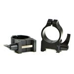 Warne Scope Mounts Low Matte Quick Detach Rings (1-Inch)