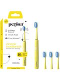 Perfora Electric Toothbrush|1 Year Warranty|Electric Brush, Electric Toothbrush For Kids, Men & Women, 2 Modes, Aaa Powered, 90 Days Battery Life, 002 (Sunshine Yellow), 2 count