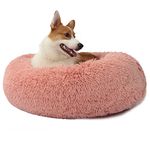 Dog Bed for Medium Dogs,Dog Kennel,Cat Beds for Indoor Cats,Dog Stuff for Camas para Perros,Puppy Bed,Cute Dog Bed,Fluffy,Plush Warming for Doggie,Anxiety and Calming,Pink Kitty Bed