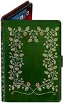 KleverCase Universal Book Look Kindle Fire and 7 to 10 Inch Tablet Case (Floral Green My Book (9-10 Inch Size)