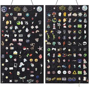 Mi Ya Mi Lai 2 PCS L-170 Slots Wall Hanging Brooch Pin Organizer,Pins Collection Display Case,Brooch Collection Storage Holder(Not Include any Accessories)