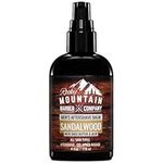 Aftershave Balm for Men – Made in Canada - With Sandalwood Essential Oil, Coconut Oil and Shea Butter – Applies Easily - 4 oz by Rocky Mountain Barber Company