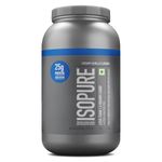 Isopure Whey Protein Isolate Powder (1 kg, Vanilla) with less than 1.5gm of Carbs and Vitamins for Immune Support