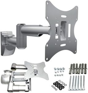 Maclean MC-503A S - Soporte de pared para pantalla TV LED LCD PLASMA para Panasonic, Philips, Loewe, Medion, Samsung, Sharp, Hisense, Hitachi, Pioneer, Haier, Xoceco, Sony, TCL, KONKA, RCA, Toschiba, Orion, Fujitsu, Asus, 23