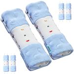 4 Packs Baby Car Seat Straps Cover Shoulder Pads for Baby, Baby Car Seat Belt Pads Seat Belt Covers for All Car Seats/Pushchair/Stroller (5.9‘’X2‘’in)