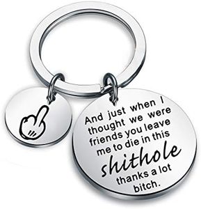 TGBJE Stainless-Steel NA Bitch Keychain