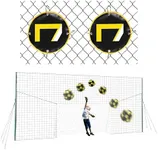 Open Goaaal Soccer Goal Net & Soccer Backstop Net with Rebounder - Soccer Nets for Backyard All in One & Practice Targets - Soccer Goals for Backyard - Standard Size (2 Pack)