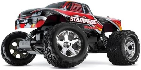 Traxxas Stampede 1/10 Scale 2WD Monster Truck with TQ 2.4GHz Radio, Red