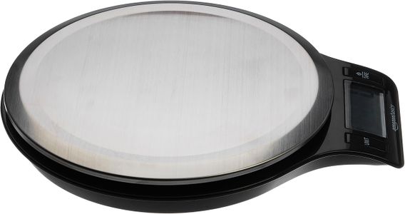 Amazon Basics Digital Kitchen Scale – LCD Display, Stainless Steel