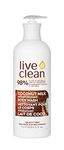 Live Clean Body Wash, Coconut Milk Body Wash, 1 L bottle