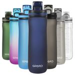 Opard Sports Water Bottle 600ml Leak Proof Flip Top BPA Free Tritan