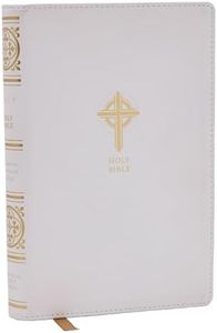 NRSVCE Sacraments of Initiation Catholic Bible, White Leathersoft, Comfort Print